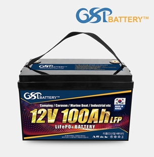 지에스피 리튬인산철 캠핑용 카라반 산업용 배터리 GSP-LFP-12V100A