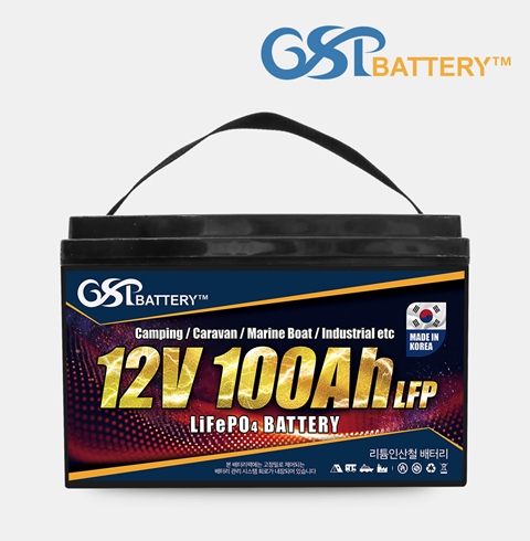 지에스피 리튬인산철 캠핑용 카라반 산업용 배터리 GSP-LFP-12V100A