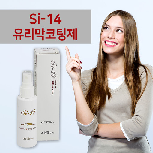 자동차 내부 실내 겨울 셀프 손 세차 용품 친환경 유리막코팅제 SI-14